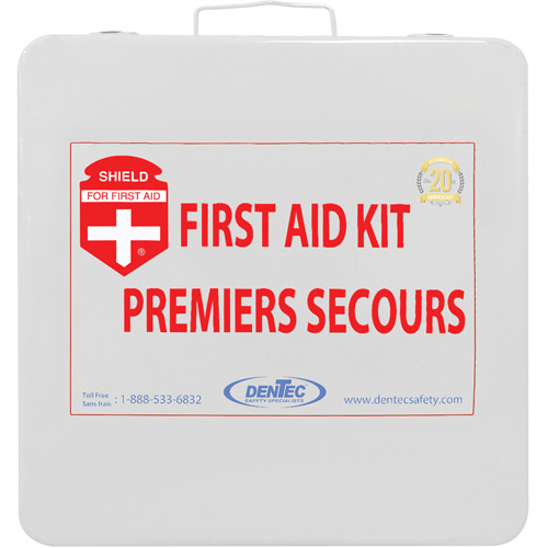 Shield First Aid Kit, Meets/Exceeds CSA Z1220-24 Type 2 Low-Risk Environment, Medium (26-50 Workers) NTL Industrial