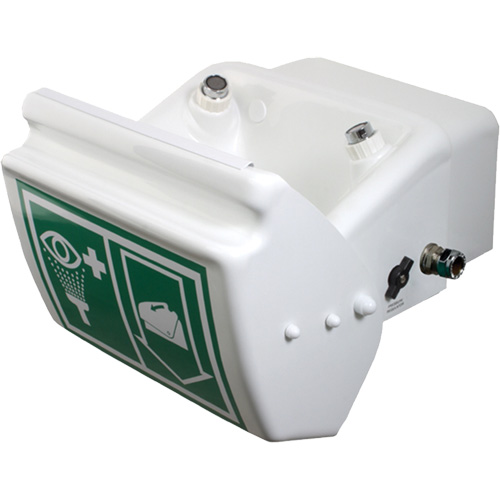 Eye/Face Wash, Wall-Mount Installation, Plastic Bowl NTL Industrial