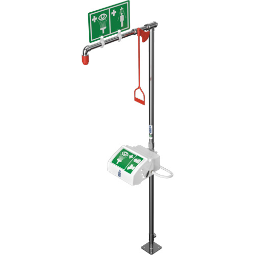 Douche combin&eacute;e avec cuvette ferm&eacute;e en ABS et entr&eacute;e inf&eacute;rieure, Socle NTL Industrial