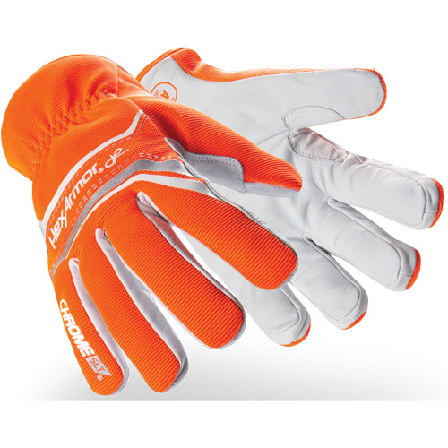 Chrome SLT&reg; 4075 Cut-Resistant Gloves, Size 6/X-Small, Goatskin/HPPE Shell, ASTM ANSI Level A6/EN 388 Level E NTL Industrial