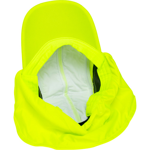 Chapeaux de refroidissement avec voiles pour le cou, Lime haute visibilit&eacute; NTL Industrial