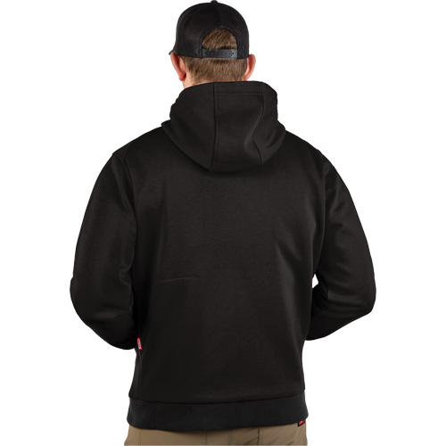 M12 Heated Hoodie with Battery, Men's, 2X-Large, Black, Poly-Cotton NTL Industrial