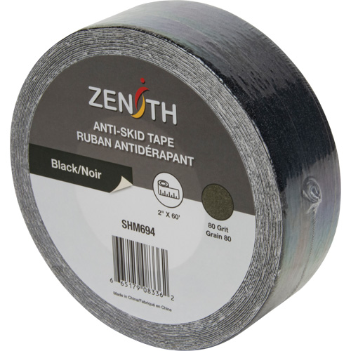 Anti-Skid Tape, 2" x 60', Black NTL Industrial