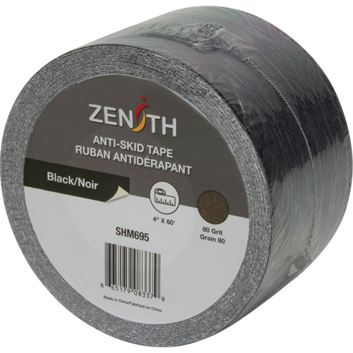 Anti-Skid Tape, 4" x 60', Black NTL Industrial