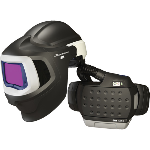 Adflo Powered Air Purifying Respirator HE System with Speedglas 9100 MP Welding Helmet, Welding Helmet, Lithium-Ion Battery NTL Industrial