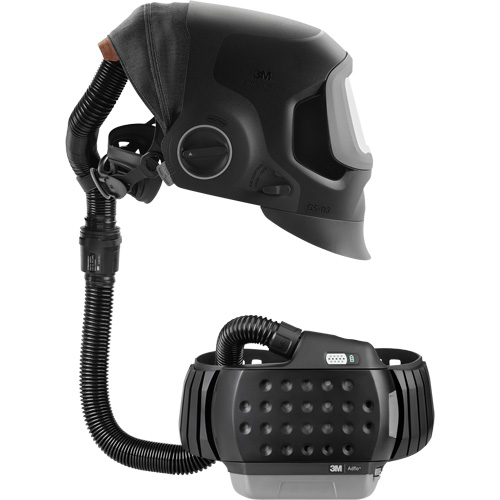 Casque de soudage Speedglas G5-03 Pro-Air avec syst&egrave;me de respirateur d'&eacute;puration d'air propuls&eacute; Adflo — SANS filtre autoassombrissant, Masque de soudage, Pile Lithium-ion NTL Industrial