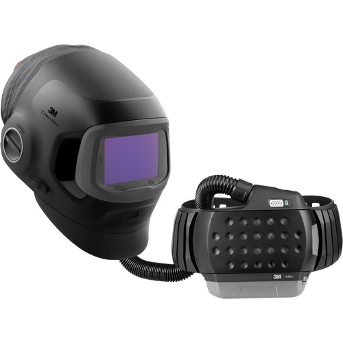 Casque de soudage Speedglas G5-03 Pro-Air avec syst&egrave;me de respirateur d'&eacute;puration d'air propuls&eacute; Adflo — filtre autoassombrissant TW, Masque de soudage, Pile Lithium-ion NTL Industrial
