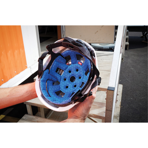 BOLT Safety Helmet Cooling Liner, Blue NTL Industrial
