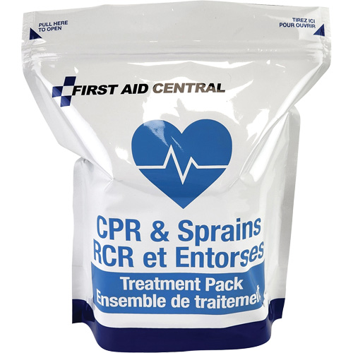 9-Piece CPR & Sprains Refill Pack for Emergency Response First Aid Kit NTL Industrial