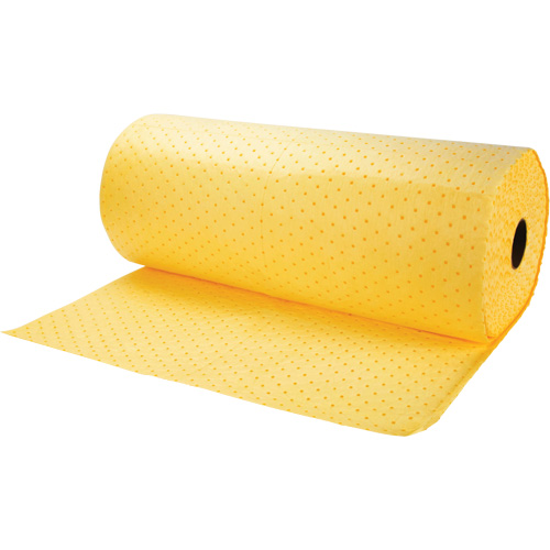 Bonded Sorbent Rolls, Mediumweight, 150' L x 30" W, 16 gal. Absorbancy NTL Industrial