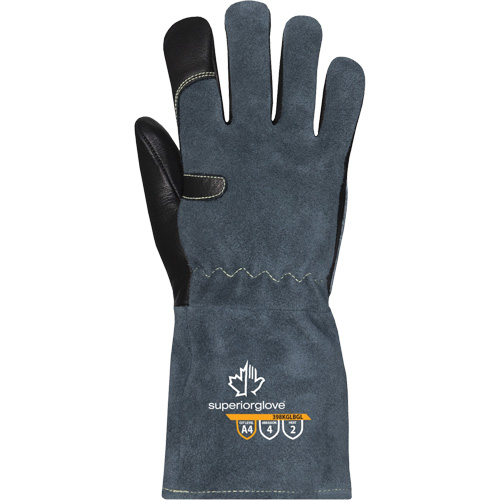 Gants de soudage MIG Endura 398KGLBGL, Cuir fleur de vache, Taille T-petit NTL Industrial