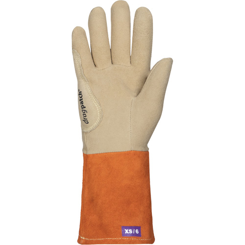 Gants de soudage TIG Endura 370DTIGL, Cuir fleur de daim, Taille T-petit NTL Industrial