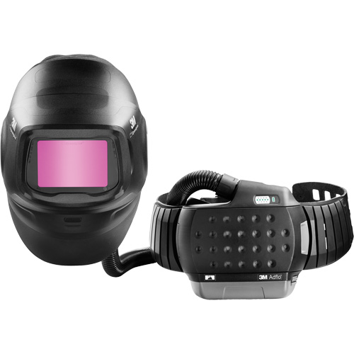 Masque de soudage &agrave; usage intensif Speedglas G5-01 avec syst&egrave;me de respirateur d'&eacute;puration d'air propuls&eacute; Adflo, Masque de soudage, Pile Lithium-ion NTL Industrial