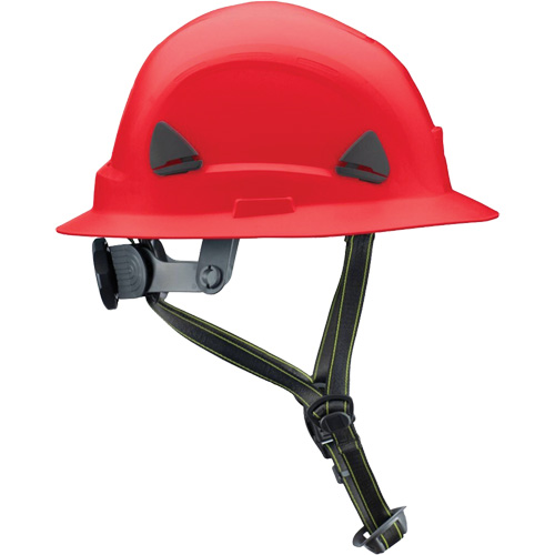 Fibre Metal Climbing Style Helmet with Full Brim, Meets CSA Type 2, Ratchet Suspension, Non-Vented NTL Industrial