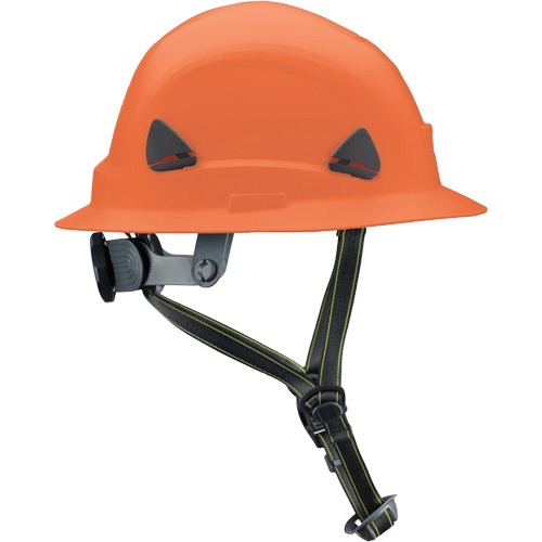 Casque Fibre Metal de style escalade avec bordure compl&egrave;te, R&eacute;pond aux normes CSA type 2, Suspension Rochet, Non ventil&eacute; NTL Industrial