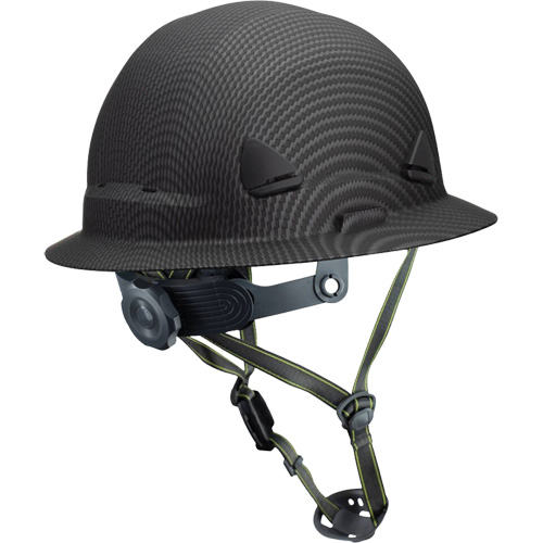 Fibre Metal Climbing Style Helmet with Full Brim, Meets CSA Type 2, Ratchet Suspension, Non-Vented NTL Industrial