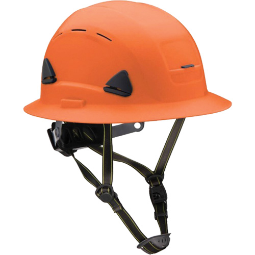 Casque Fibre Metal de style escalade avec bordure compl&egrave;te, R&eacute;pond aux normes CSA type 2, Suspension Rochet, Ventil&eacute; NTL Industrial