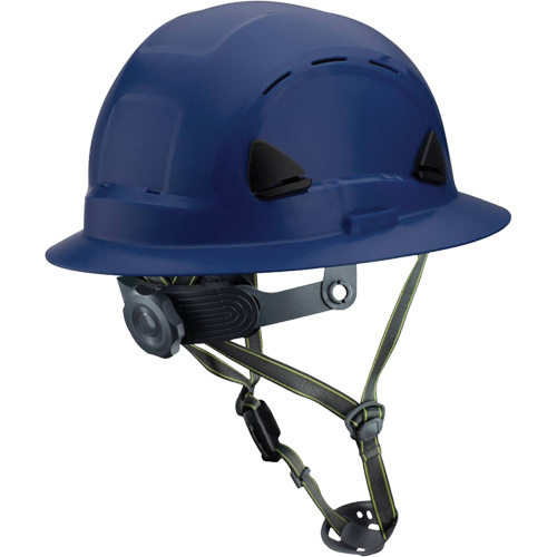 Casque Fibre Metal de style escalade avec bordure compl&egrave;te, R&eacute;pond aux normes CSA type 2, Suspension Rochet, Ventil&eacute; NTL Industrial