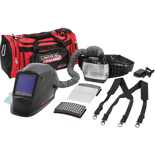 VIKING 3350 XG Auto-Darkening PAPR with Extended Battery, Welding Helmet, Lithium-Ion Battery NTL Industrial