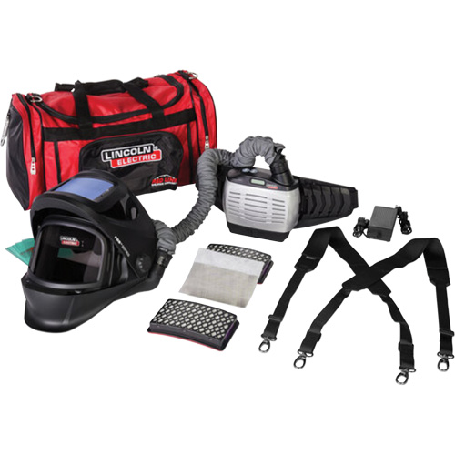 VIKING 3250D FGS&reg; Auto-Darkening PAPR with Extended Battery, Welding Helmet, Lithium-Ion Battery NTL Industrial
