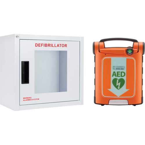 Trousse DEA Powerheart G5 avec armoire, Automatique, Bilingue, Classe 3 NTL Industrial