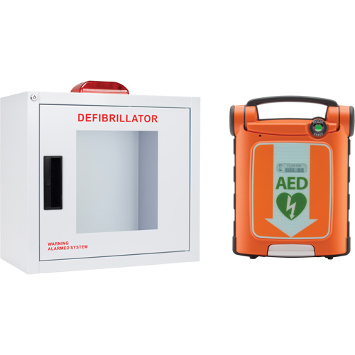 Trousse DEA Powerheart G5 avec armoire, Semi-automatique, Bilingue, Classe 3 NTL Industrial