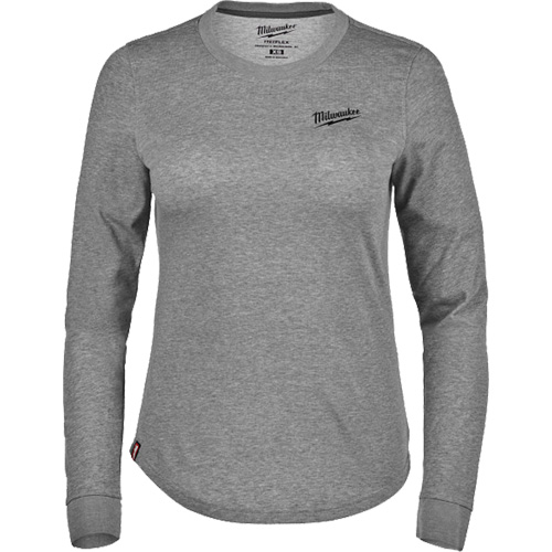 T-shirt hybride &agrave; manches longues FREEFLEX, Femmes, T-petit, Gris NTL Industrial