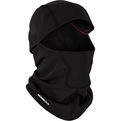 WORKSKIN Balaclava, Polyester, Black NTL Industrial