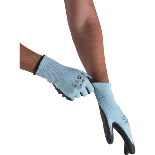 Gants &eacute;lastiques &eacute;cologiques r&eacute;sistants &agrave; la coupe, Taille 7, Calibre 13, Rev&ecirc;tement Polyur&eacute;thane, Enveloppe en PEHP/rPET, ASTM ANSI niveau A3 NTL Industrial