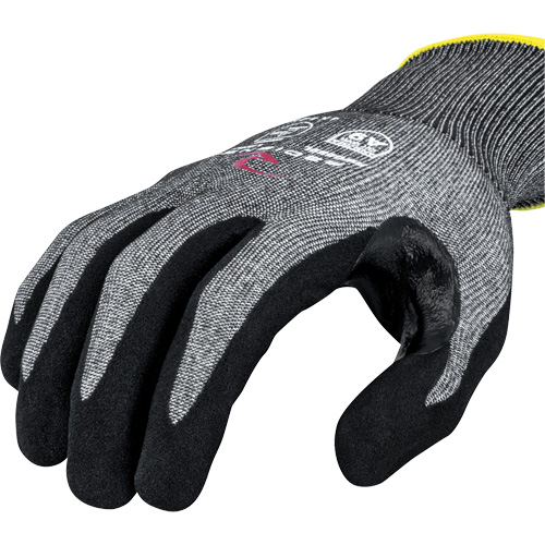 Gants enduits r&eacute;sistants &agrave; la coupe RWG589, Taille Grand, Calibre 18, Rev&ecirc;tement Mousse de nitrile, Enveloppe en PEHP, ASTM ANSI niveau A9/EN 388 niveau F NTL Industrial