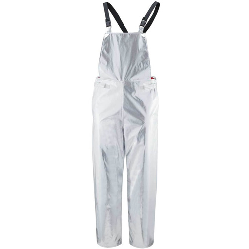 Heat Reflective Bib-Overalls, 2X-Large, Aluminized PBI Kevlar&reg; NTL Industrial
