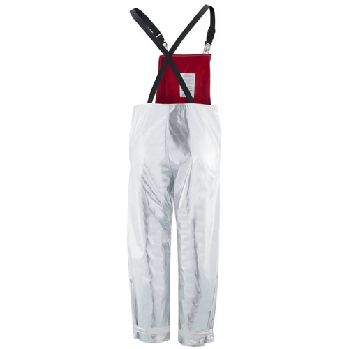 Heat Reflective Bib-Overalls, 2X-Large, Aluminized PBI Kevlar&reg; NTL Industrial