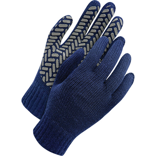 Deny&reg; Wool Glove with PVC Grip, Size Large NTL Industrial