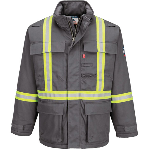 Parka dhiver isol&eacute;e 88/12 Bizflame, Gris, Moyen (grande taille) NTL Industrial