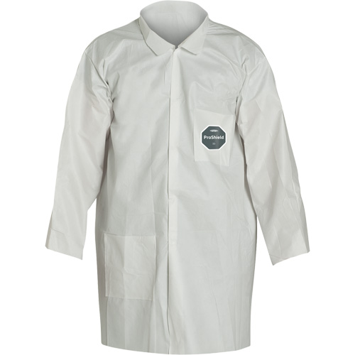 ProShield&reg; 50 Lab Coat, Microporous, White, Small NTL Industrial