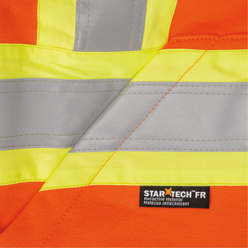 Heavyweight Safety Hoodie, Women's, X-Small, High Visibility Orange NTL Industrial