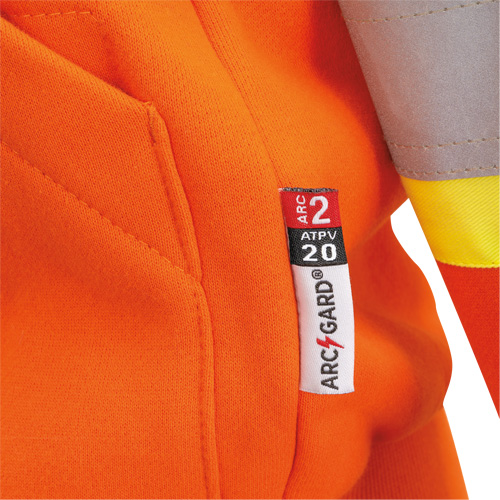 Heavyweight Safety Hoodie, Women's, X-Small, High Visibility Orange NTL Industrial
