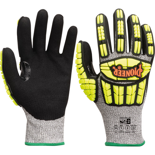 Gants r&eacute;sistant aux coupures et chocs, Petit, Paume en Synth&eacute;tique, Poignet Poignet en tricot NTL Industrial