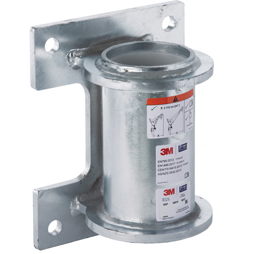 DBI-SALA&reg; Confined Space Wall Mount Base, Galvanized NTL Industrial