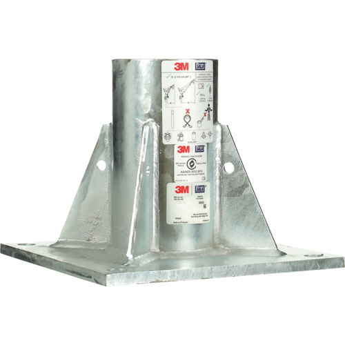 DBI-SALA&reg; Confined Space Floor Mount Base, Galvanized NTL Industrial