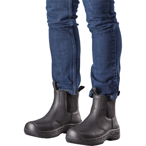 Ice Crew Men's Safety Boots, Leather, Puncture Resistant Sole, Size 7 NTL Industrial