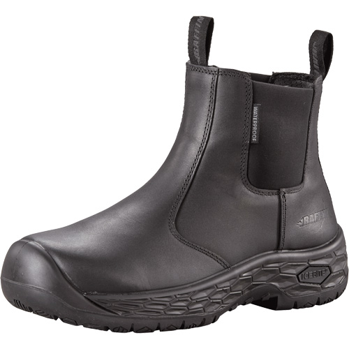 Ice Crew Men's Safety Boots, Leather, Puncture Resistant Sole, Size 7 NTL Industrial