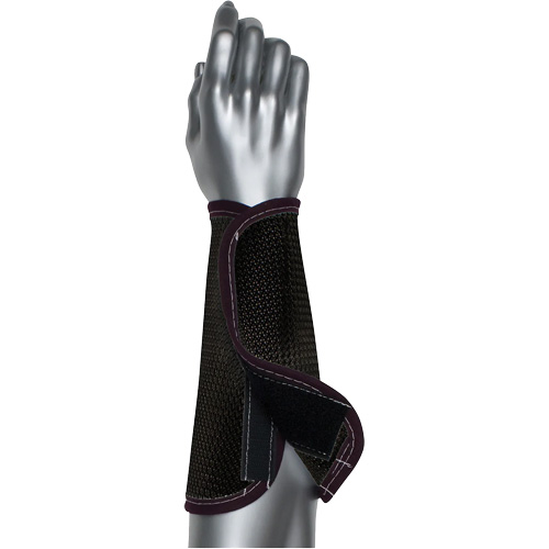 Manchette en maille de canne &agrave; double &eacute;paisseur Kut Gard, Nylon, 9", ASTM ANSI niveau A4, Noir NTL Industrial