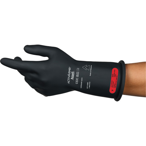 Gants &eacute;lectriques isol&eacute;s ultra l&eacute;gers ActivArmr RIG R011BUL, ASTM classe 0, Taille 10, 11" lo NTL Industrial