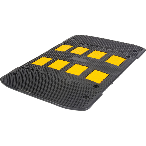 Bosse de d&eacute;c&eacute;l&eacute;ration avec embouts d'extr&eacute;mit&eacute;s, Caoutchouc, 3' lo x 40" la x 2" h NTL Industrial