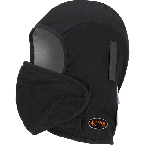 Doublure matelass&eacute;e ignifug&eacute;e Pioneer 766A pour casque de s&eacute;curit&eacute; avec embout buccal amovible, Noir/Gris, Coton/FR-Tech/Modacrylique/Nylon NTL Industrial