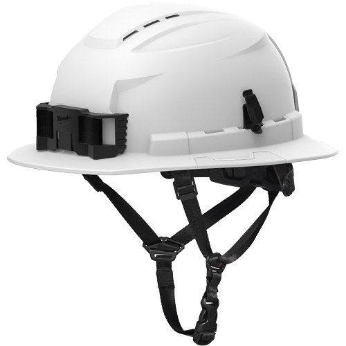 Casque de s&eacute;curit&eacute; &agrave; bordure complet BOLT, R&eacute;pond aux normes CSA type 2, Suspension Rochet, Ventil&eacute; NTL Industrial