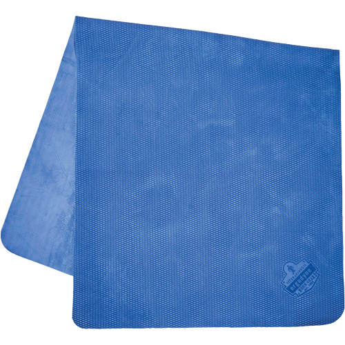 Serviette de refroidissement par &eacute;vaporation &eacute;conomique Chill-Its 6601, Bleu NTL Industrial