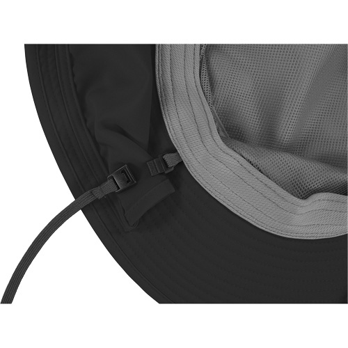 Chapeau de garde forestier 8934 Chill-Its avec prot&egrave;ge-nuque, grand/ T-grand, Noir NTL Industrial