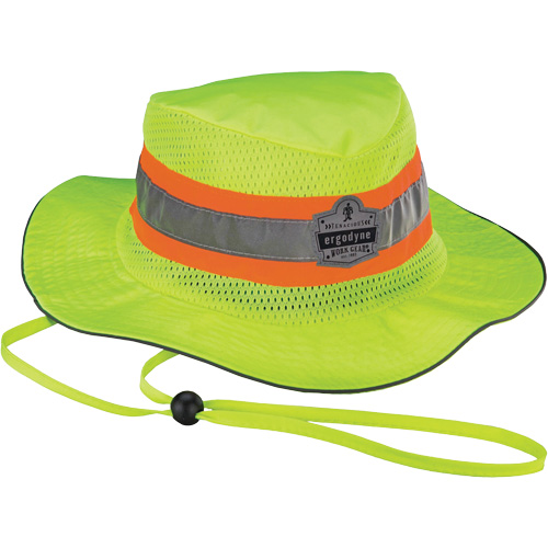 GloWear 8935 Ranger Sun Hat, Large/X-Large, High Visibility Lime-Yellow, Polyester NTL Industrial